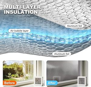 Rouleau d'isolation en film à bulles d'air imperméable en aluminium PE double face pour travaux de construction de murs et de conduits, modèle HYB personnalisé - Product Image 5