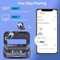Écouteurs intra-auriculaires sans fil Lantronlife Q26, best-seller, Bluetooth 5.3, avec affichage LED et chipset JL