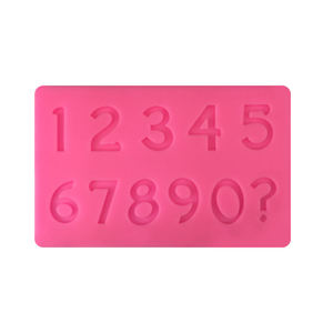 Wholesale Easy to Release Soft Digital Birthday Wedding Anniversary Chocolate Decorating Fondant Silicone <b>Cake</b> <b>Mold</b> Number - Product Image 2