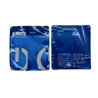 Sac de stockage thermoscellable à fenêtre transparente, conception personnalisée, en PET/PE, à trois soudures latérales
