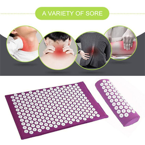 Tapis d'acupression en coton écologique SHENGDE, tapis de massage corporel en silicone, masseur portable relaxant pour la maison - Product Image 4