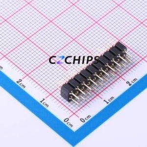 MH254V-12-20-1000-047 Pin Header Through hole Component (THT),P=2.54mm Connector 2x10P 2.54mm 2.54mm Round Pin - Product Image 2