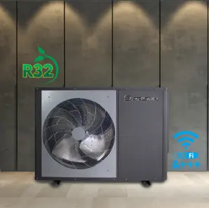 Pompa Panas R32 Alat Rumah Tangga, Pompa Pemanas Air Sumber Udara Komersial R32 Sistem Pemanas Air Refrigerant