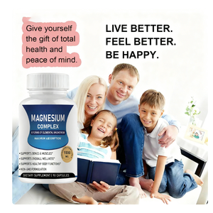 Cápsulas de Complejo de Magnesio 7 en 1 de Alta Absorción OEM, Suplemento de Magnesio, Complejo 7 en 1, Suplemento para el Cuidado de la Salud - Product Image 5