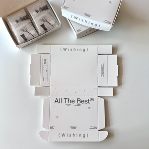 [Sur mesure uniquement] Boîte d'emballage personnalisée pour cartes à jouer imprimées <span class=keywords><strong>SBS</strong></span> 400, boîte pliable pour envoi postal, boîte d'emballage blanche pour vêtements et chaussettes pour enfants - Product Image 5