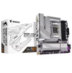 Placa Base GIGABYTE B650M <span class=keywords><strong>AORUS</strong></span> Elite AX ICE LGA 1700 AMD <span class=keywords><strong>B650</strong></span>, Cuatro Canales de Memoria, SATA, Compatible con Disco Duro de 128 GB para Escritorio - Product Image 6