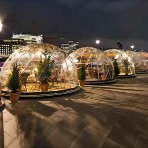 Tente extérieure personnalisable de 4m tente dôme igloo de jardin transparente dôme géodésique tente igloo à bulles pour les tentes de salons professionnels - Product Image 2