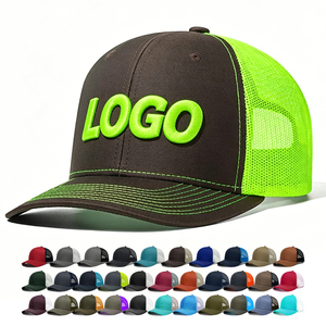 Gorras de Béisbol Personalizadas <span class=keywords><strong>con</strong></span> Logotipo Bordado, 6 Paneles, Malla Deportiva, 100% Algodón, Unisex, Gorras Trucker Deportivas <span class=keywords><strong>con</strong></span> Cierre a Presión - Product Image 1