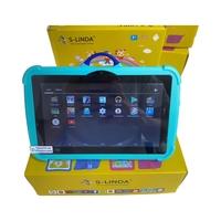 Venta caliente 7 pulgadas Android 12 Tablet PC para niños Dual Core Nueva condición Software educativo Netflix IWawa Niños Juguetes ROHS