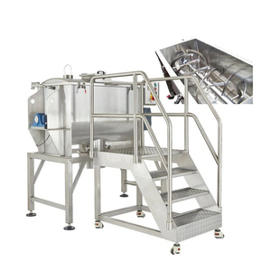 Mélangeur à ruban industriel pour le traitement chimique avec capacité de revêtement, moteur et pompe, capacité de 100 L - Product Image 6