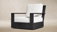 Ensemble de canapés d'extérieur en aluminium avec revêtement en poudre personnalisé, ensemble de conversation moderne pour patio avec coussins imperméables, fauteuil de jardin
