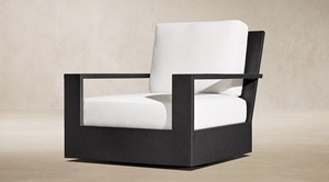 Custom Powder Coated Aluminum Outdoor <b>Sofa</b> <b>Set</b>, Modern Patio Conversation <b>Set</b> with Waterproof Cushions, Outdoor <b>Sofa</b> Armchair - Product Image 2