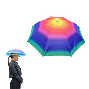 Sombrero Paraguas Plegable de Nailon para Protección Solar y contra la Lluvia, Ideal para Pesca, Ciclismo, Senderismo, Camping y Regalos - Product Image 6