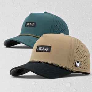 Casquette de golf Melin Hats Trucker Hat à 5 panneaux, imperméable, perforée et découpée au laser sur mesure, avec visière incurvée et cordon en maille - Product Image 2
