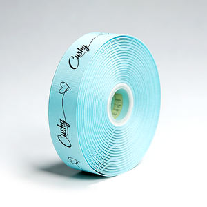 ริบบิ้นผ้าซาตินโพลีเอสเตอร์หรูหรา รับทำโลโก้ สำหรับห่อของขวัญ - Product Image 2