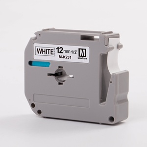 Ruban d'étiquettes compatible <span class=keywords><strong>Brother</strong></span> MK M-K221, largeur 12 mm, pour imprimantes d'étiquettes <span class=keywords><strong>PT</strong></span>-<span class=keywords><strong>65</strong></span>/80/70 - Product Image 3
