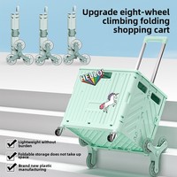 Chariot à provisions de supermarché chariot express pliable d'extérieur petite remorque pour camping et étals outil de qualité