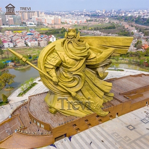รูปปั้นกวนอู<span class=keywords><strong>กวน</strong></span>อูรูปปั้นขนาดเท่าคนตะวันออกสุดคลาสสิกขนาดเท่าคนจีน - Product Image 6
