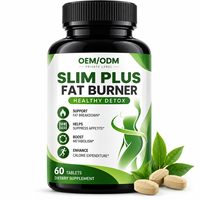 Comprimés Minceur Naturels aux Herbes Personnalisés Slim Plus – Capsules Brûle-Graisse Puissantes pour Adultes – Perte de Poids Rapide