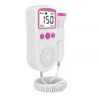 Doppler fœtal 3.0MHZ, moniteur de rythme cardiaque du bébé, mini format, Doppler fœtal portable, échographie fœtale