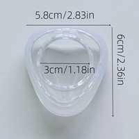 Masques de PPC pour le visage/le nez et utilisation complète du visage/nez, en silicone, découpés, aide à l'apnée du sommeil