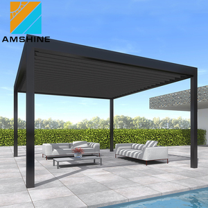 Pergola <span class=keywords><strong>da</strong></span> <span class=keywords><strong>Giardino</strong></span> con Tetto Anti-Neve Pesante e Porta in Vetro <span class=keywords><strong>per</strong></span> Arredamento Esterno - Product Image 3