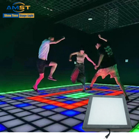 Juego Interactivo de Goma de la Caucho con Cuadrícula de Juego Interactiva para Pista de Baile, Cuadrícula de Juego Interactiva para Parques de Atracciones, Cuadrícula de Saltos para Fiestas y Actividades de Team Building