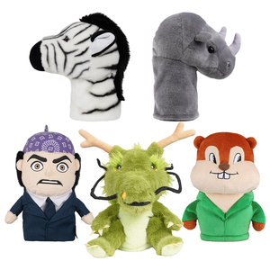 Fundas de golf de felpa con diseño de animales para driver, duraderas y bonitas, accesorios de golf con forma de animal - Product Image 2