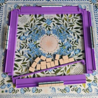 Règle de Mahjong américaine, règle de Mahjong à texture transparente, règle de Mahjong en plastique durable