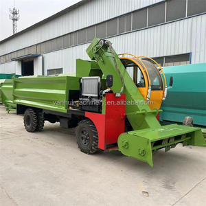 เครื่องดูดมูลสัตว์เครื่องยนต์ดีเซลสามล้อแบบอัตโนมัติเครื่องทำความสะอาดและเคลื่อนย้ายมูลสัตว์สำหรับฟาร์มปศุสัตว์ - Product Image 2