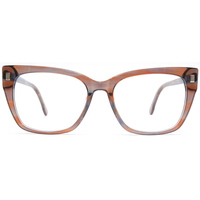 Montures de lunettes en acétate transparent personnalisé OEM gris uni blanc noir orange pour hommes et femmes-Lunettes de lecture