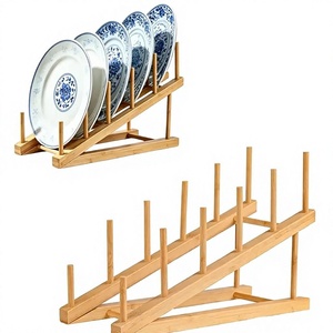 Étagère de rangement en bambou à 2 niveaux avec cadre en métal blanc, étagère moderne sur pied pour le salon, étagère décorative, organisateur, support - Product Image 5