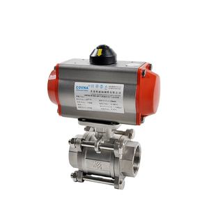 Covna B2bclearance Verkoop Luchtbediende Klep Met Schroefdraad Roestvrij Water Pneumatische Actuatoren Dubbelwerkende Kogelklep Pneumatisch - Product Image 2