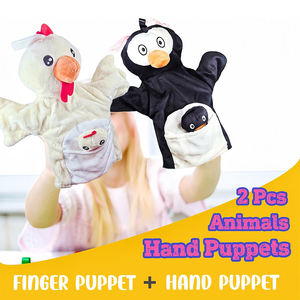 Juguetes Educativos Personalizados, Títere <span class=keywords><strong>de</strong></span> <span class=keywords><strong>Dedo</strong></span> <span class=keywords><strong>de</strong></span> <span class=keywords><strong>Pollito</strong></span> <span class=keywords><strong>de</strong></span> Peluche para Niños Pequeños, Juegos Interactivos para Padres e Hijos, Fiesta Temática <span class=keywords><strong>de</strong></span> Animales - Product Image 4