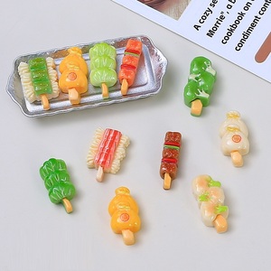 Manualidades de Resina de la Serie de Dibujos Animados, Adornos de Resina, Miniaturas de Comida, Suministros de Cocina para Casa de Muñecas, Resina para Decoración - Product Image 1