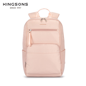 Kingsons Women's <b>Backpack</b> 15 Inches <b>Lightweight</b> Durable Solid Color Student <b>Backpack</b> For Leisure Travel - Product Image 5