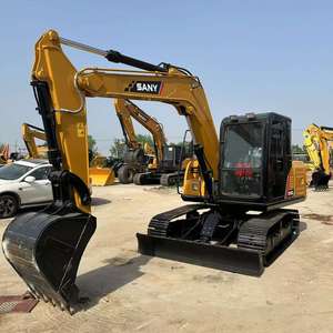 รถขุดขนาดเล็ก Sany Sy95c มือสอง ลดราคาพิเศษ น้ำหนัก 9 ตัน ความจุบุ้งกี๋ 0.38 ลูกบาศก์เมตร เครื่องยนต์ PLC เกียร์ ปั๊ม แบริ่ง ได้รับการรับรองมาตรฐาน CE ปี 2023 - Product Image 1