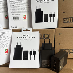 <span class=keywords><strong>Cargador</strong></span> de Carga Súper Rápida de 65W con 3 Puertos EP-T6530 PD, <span class=keywords><strong>Adaptador</strong></span> de Corriente USB C Trio de 65W para <span class=keywords><strong>Samsung</strong></span> <span class=keywords><strong>S21</strong></span> S22 S23 S24 S25 S26 - Product Image 5