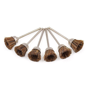 Cerdas de carpintería para pelo de caballo de cabra, herramientas rotativas de pulido de joyería, cepillo de copa de alambre abrasivo, precio barato - Product Image 5