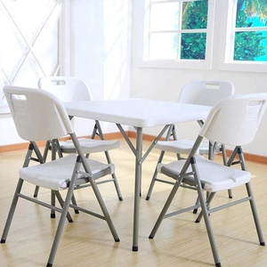 Tables en plastique de 8 pieds, tables rondes pliantes de <span class=keywords><strong>6</strong></span> pieds pour 10 <span class=keywords><strong>personnes</strong></span> - Product Image 6