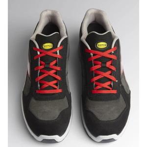 DIADORA UTILITY-701,176221-C9034/48 Zapato DE SEGURIDAD impermeable de corte bajo en asfalto/plata/Rojo en cuero italiano de ante S3 SRC - Product Image 2