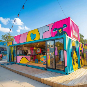 2025 New 20/40ft <span class=keywords><strong>Container</strong></span> vận chuyển cửa hàng cửa hàng cho quần áo sang trọng hiện đại <span class=keywords><strong>prefab</strong></span> thể thao pop-up cửa hàng <span class=keywords><strong>container</strong></span> - Product Image 3