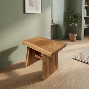 Modern Solid Wood Suar <b>Dining</b> Table Stool Chair <b>Set</b> for Home Furniture <b>Kitchen</b> Hotels Bars Apartments Villas-Indoor/Outdoor Use - Product Image 2