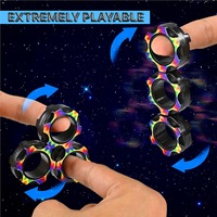 Lot de 5 jouets sensoriels anti-stress en forme de cube carré pour l'anxiété, l'autisme, le TDAH, pour enfants, adolescents et adultes, cadeaux de Pâques, jouets TDAH