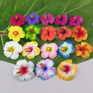 Fabrik Großhandel künstliche Hibiskus große Eva Schaum Hawaii Blume für Tropical Island Party - Product Image 1