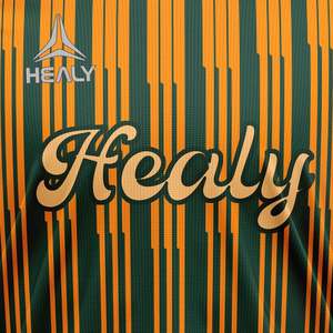 Camisetas de Fútbol Personalizadas con Rayas, Manga Larga, 100% Poliéster, Transpirables, de Secado Rápido, Ligeras, Cuello en V, con Nombre, Número y Logotipo Personalizados - Product Image 4