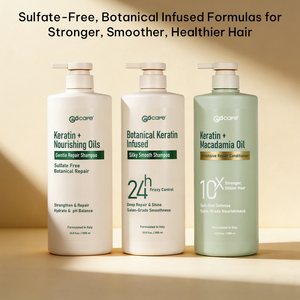 Shampoo sans sulfate de qualité salon en gros de 1000 ml, kératine, huile de jojoba, shampooing nettoyant en profondeur pour cheveux - Product Image 4