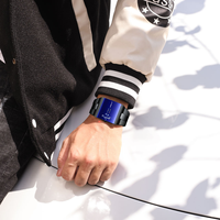 Montre Poedagar 857 de haute qualité avec cadran carré, bracelet en acier inoxydable pour homme, mouvement à quartz haut de gamme, étanche