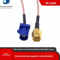 Câble RF universel Fakra mâle vers SMA mâle, connecteurs coaxiaux pour faisceau de câblage automobile, câble radio GPS pour voiture