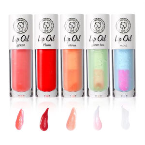 Lippenöl Nicht-Klebriger Glanz Pflege Fruchtgeschmack Lippenbalsam für Trockene Lippen Feuchtigkeitsspendend und Nährend - Product Image 4